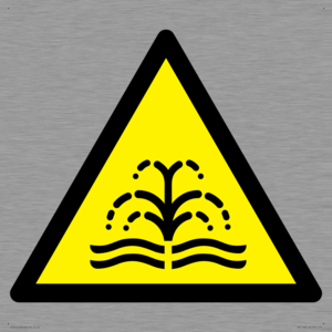 W516 Warning: fountain/water plume